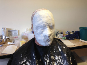 fracked plaster face makeup