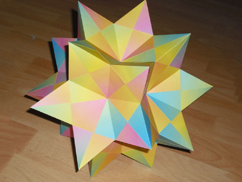 Origami polyhedra