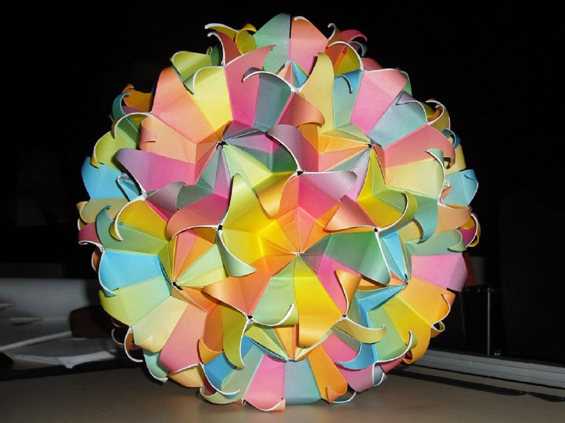 Origami polyhedra