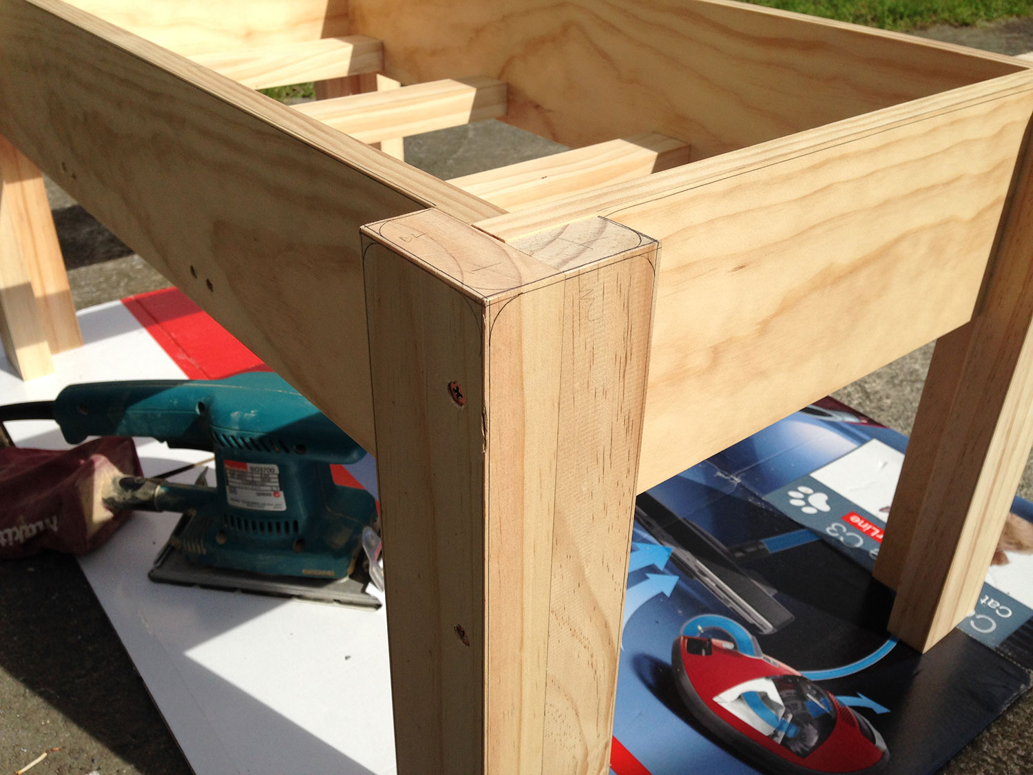 Water table frame