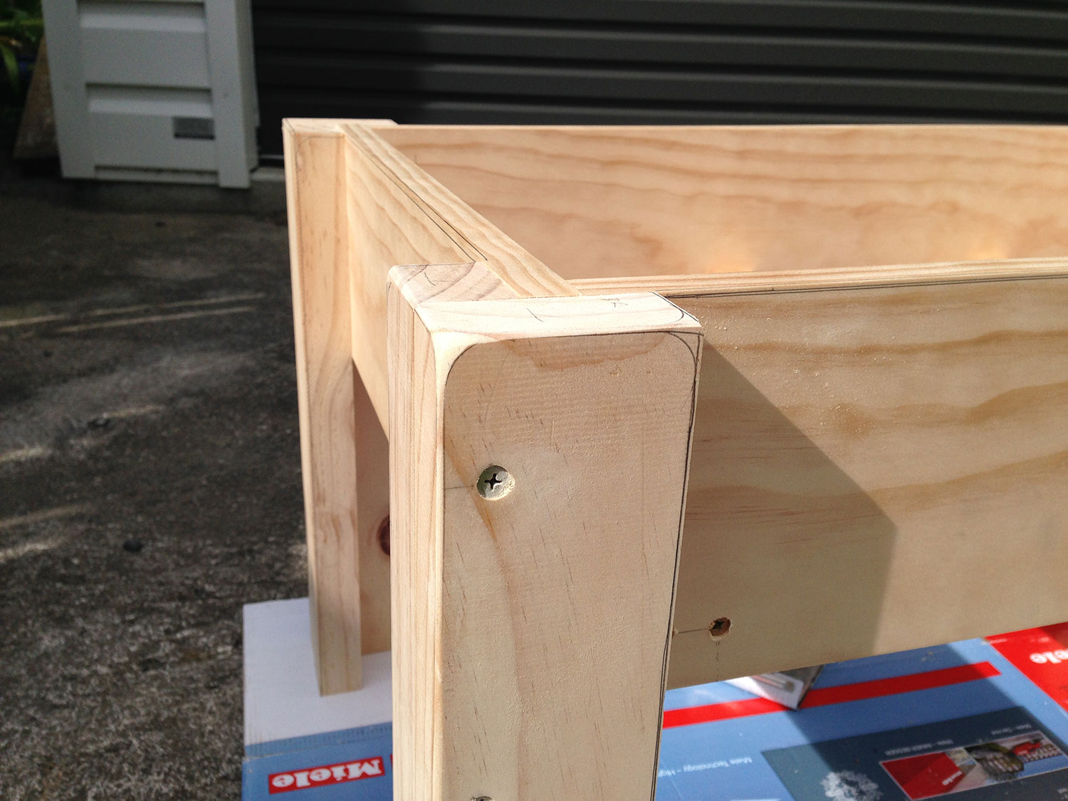 Water table frame