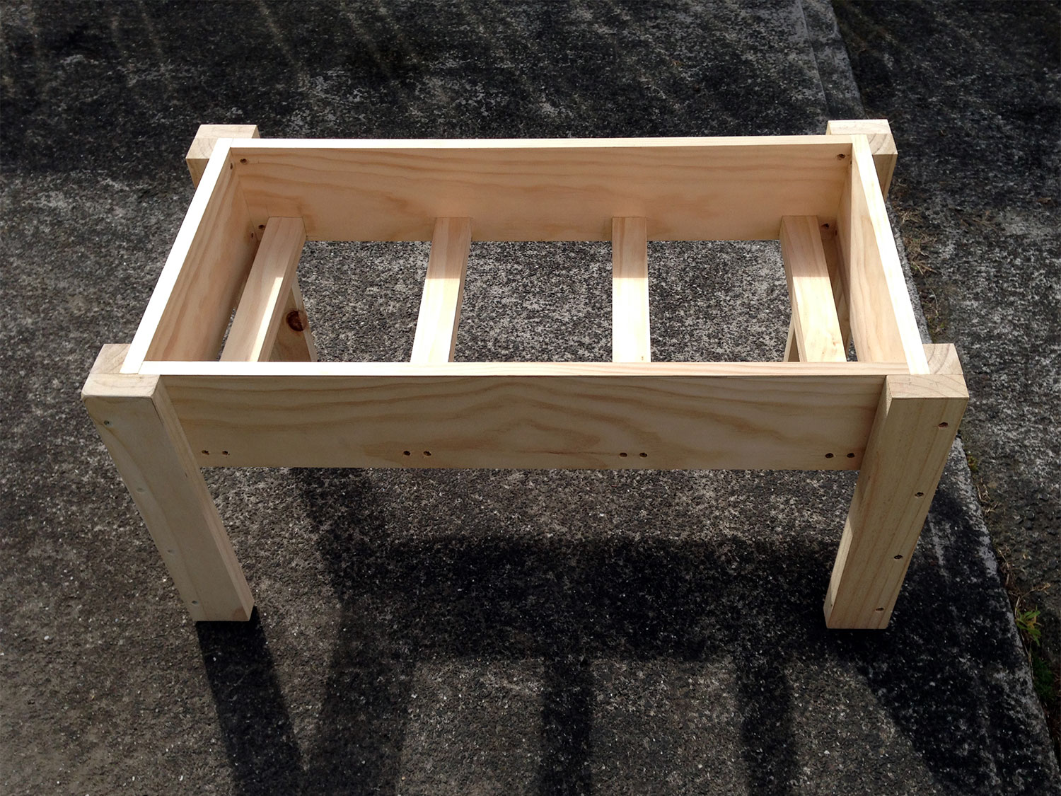 Water table frame